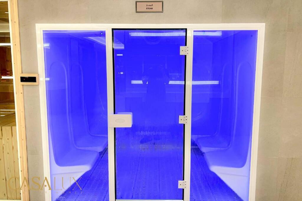 דובאי Lovely Big Studio W/ Burj Khalifa View In Downtown מראה חיצוני תמונה
