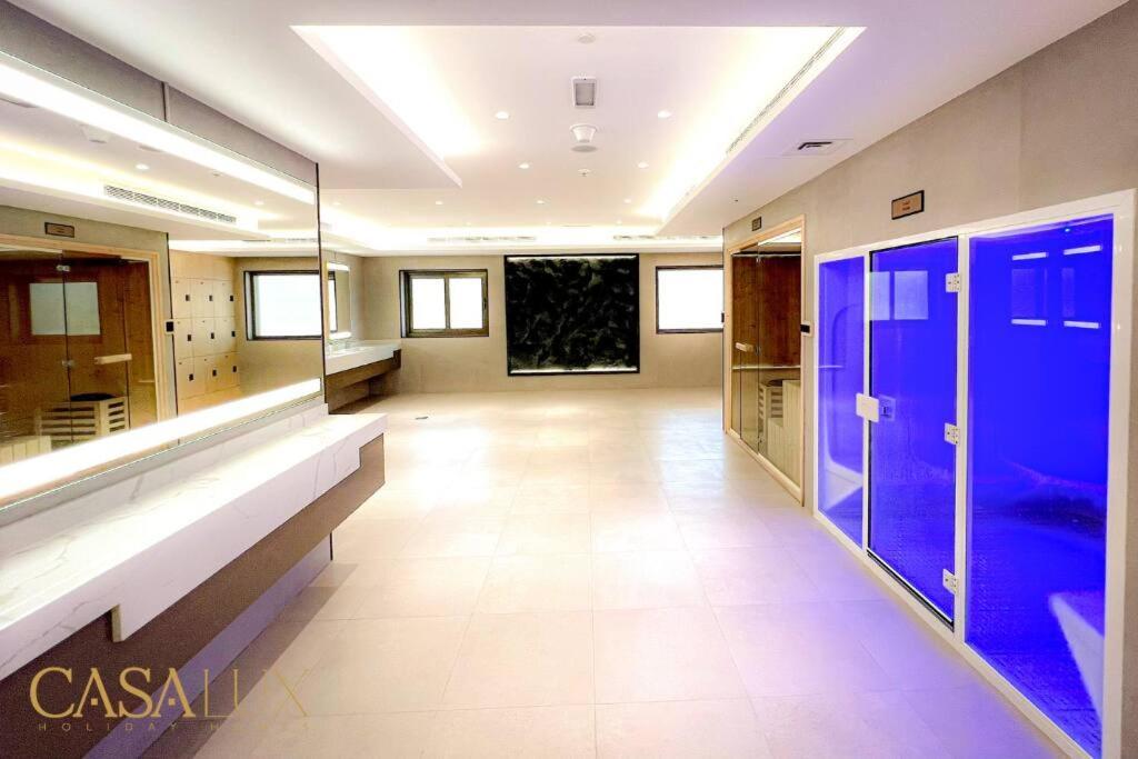 דובאי Lovely Big Studio W/ Burj Khalifa View In Downtown מראה חיצוני תמונה